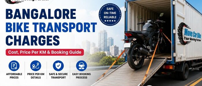 Bangalore Bike Transport Charges Cost, Price Per KM & Booking Guide