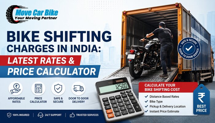 Bike Shifting Charges in India: Latest Rates & Price Calculator