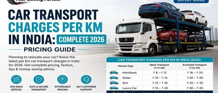 Car Transport Charges Per KM : Complete 2026 Pricing Guide