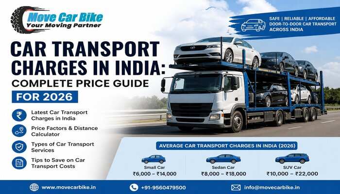 Car Transport Charges in India: Complete Price Guide for 2026
