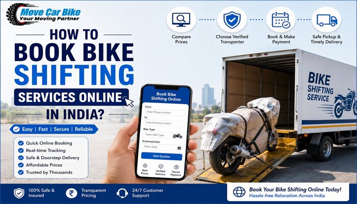 How to Book Bike Shifting Services Online in India?