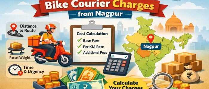 How to Calculate Bike Courier Charges from Nagpur
