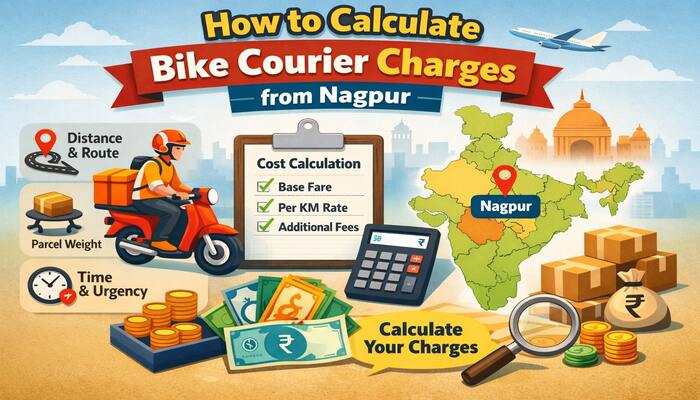 How to Calculate Bike Courier Charges from Nagpur?