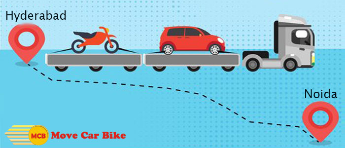 How to Shift Car and Bike from Hyderabad to Noida