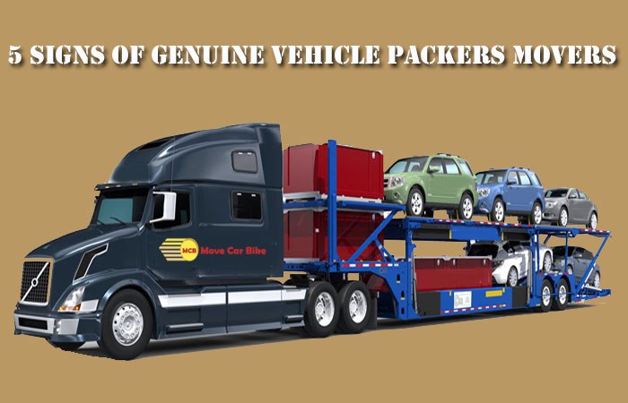 5 Signs of Genuine Vehicle Packers Movers 5 Signs of Genuine Vehicle Packers Movers